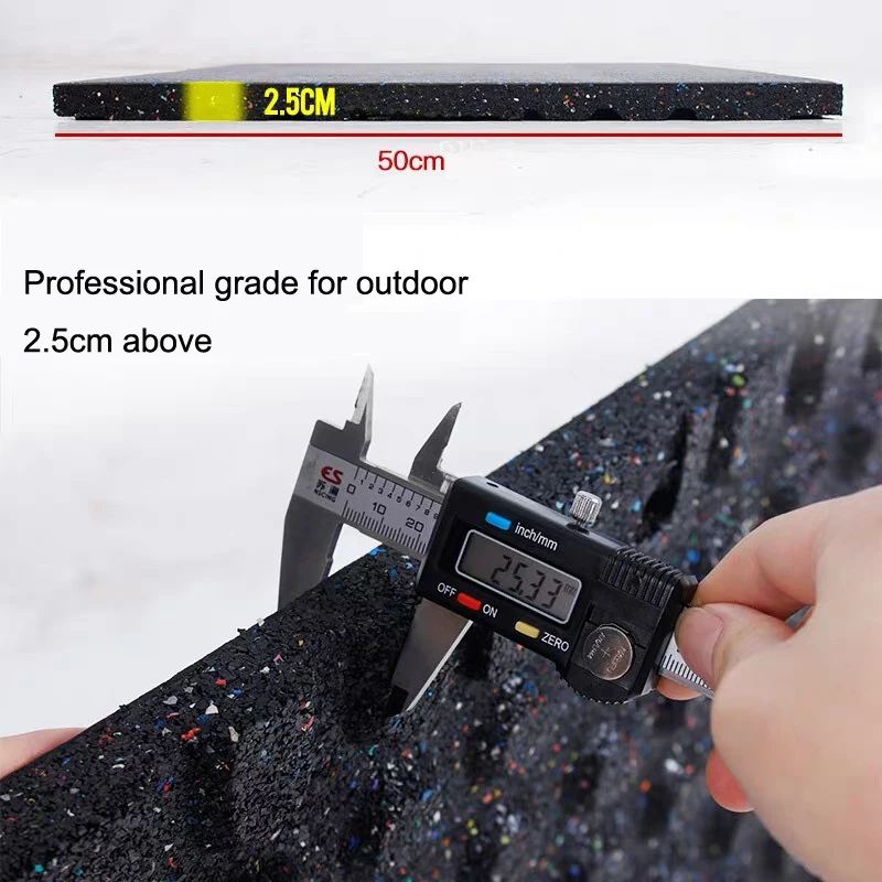 
different thicknesses shock & noise absorbing rubber mats EPDM flooring mat 