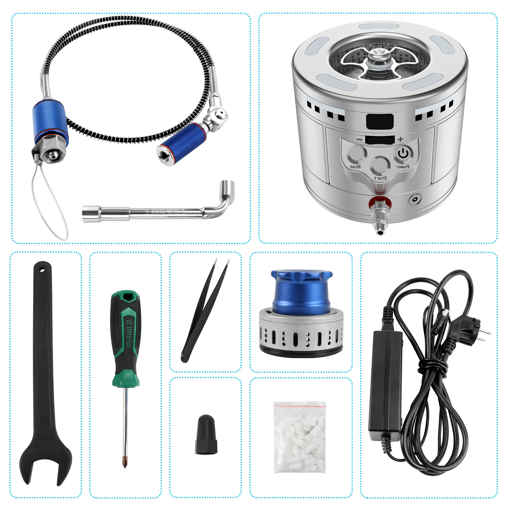 Automatic dry ice glass cooler co2 dry ice cube making machine bar cup chiller