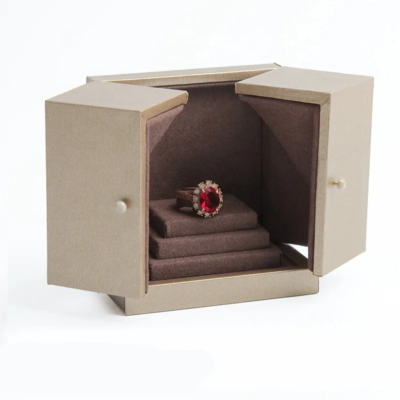 2023 Christmas Hot Sale Factory Direct Jewelry Packaging Box Drawer Box Pink Necklace Box Customized