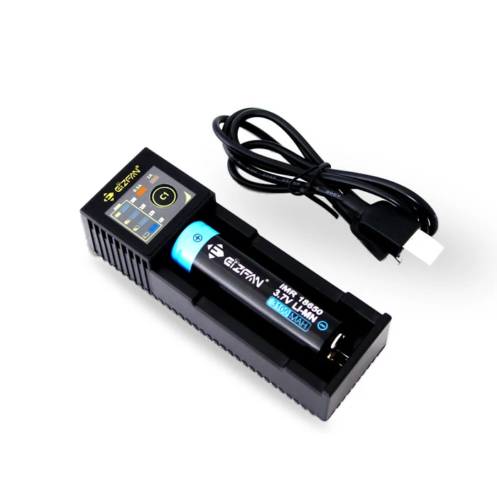 Wholesale Eizfan C1 universal USB battery charger 18650 1.2V 3.6V 3.7V 3.8V rechargeable li ion battery charger for