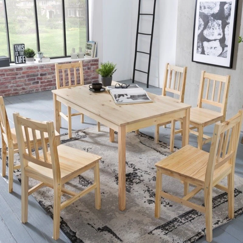 dinning table and chair set kitchen table dinning  wooden chairs