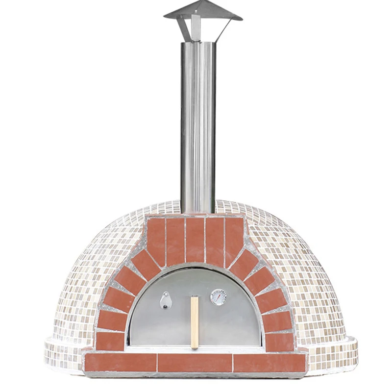 Customization Wood-fired Pizza Oven Charcoal Gas Brick Barbecue Oven Pizza Kiln Oven Capacity 12 Inch Pizza for 3 pcs