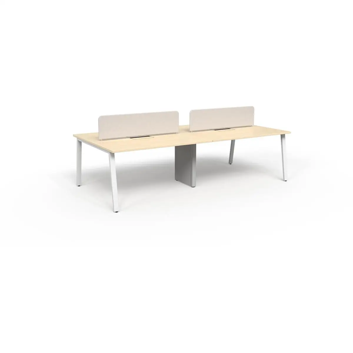 rectangular shape futuristic office desk white and cabinet set partition workstation solid wood workstation office desk