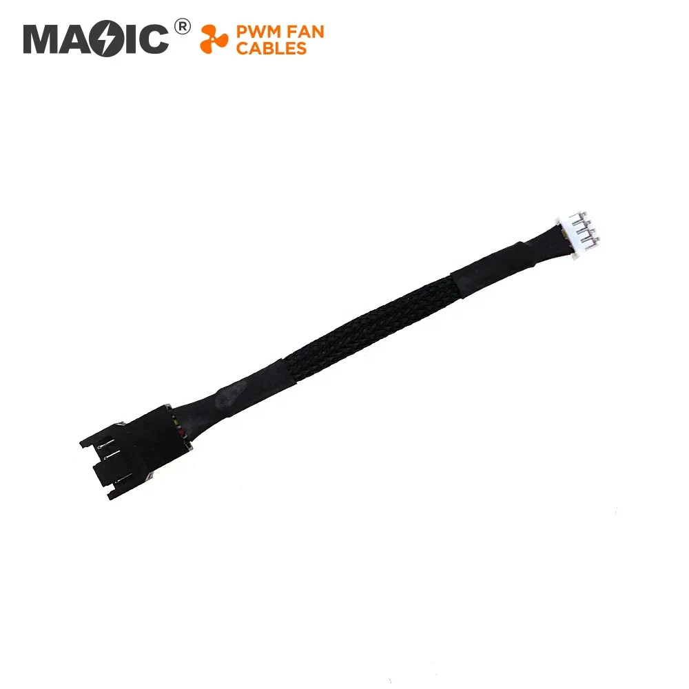Sleeved PWM mini 4 pin fan to mirco 4pin Power Adapter Cable for Video card VGA Graphics Cards Cooling Fan