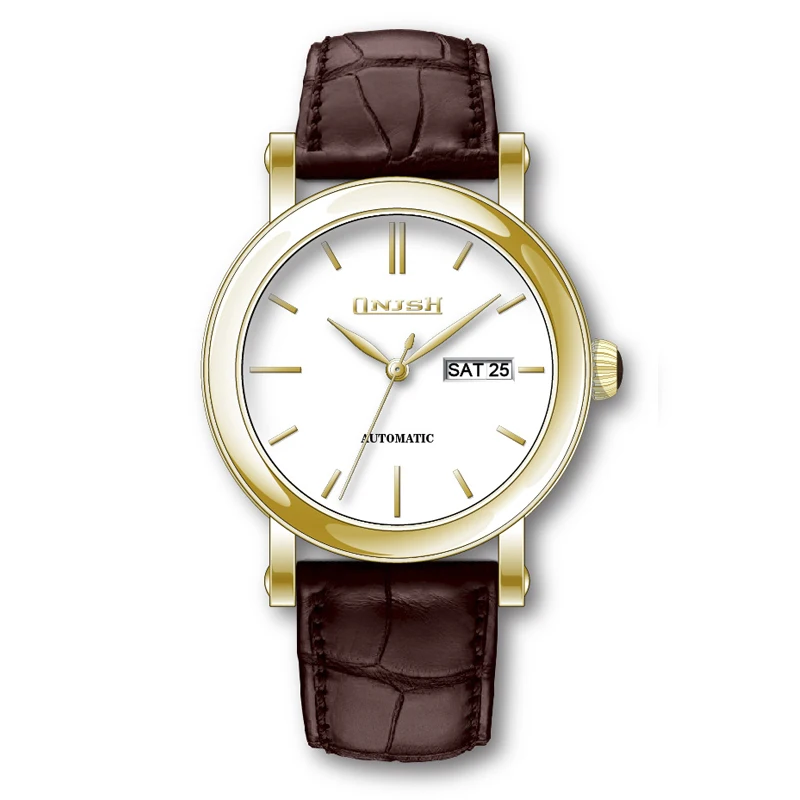 High quality 5 ATM water resistant all stainless steel custom mens watch