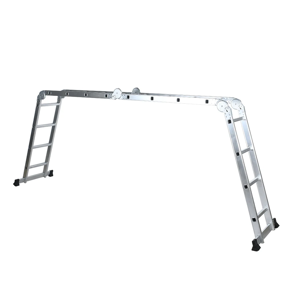 En131 4X3step Aluminium with Big Joint Multipurpose Ladder aluminium ladder foldable