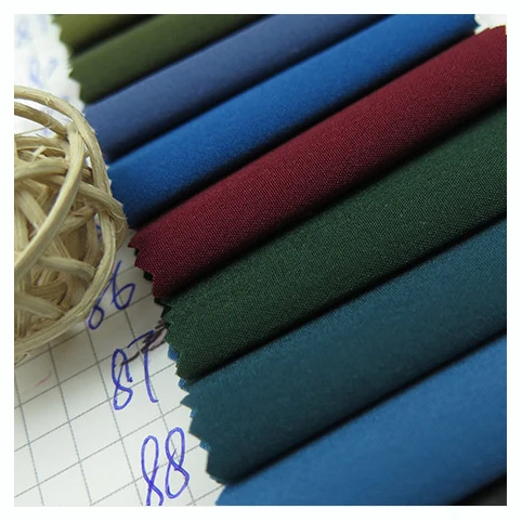 Ready stock 70D nylon four-way elastic 7040 elastic casual pants sports pants shorts sun protection clothing sports fabrics