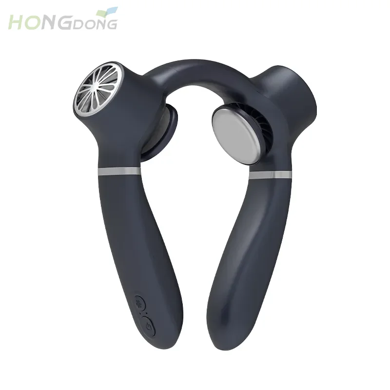 2023 Best Price Bladeless Sport Around The Fan With Custom Logo Portable Neck Fan with ice compress