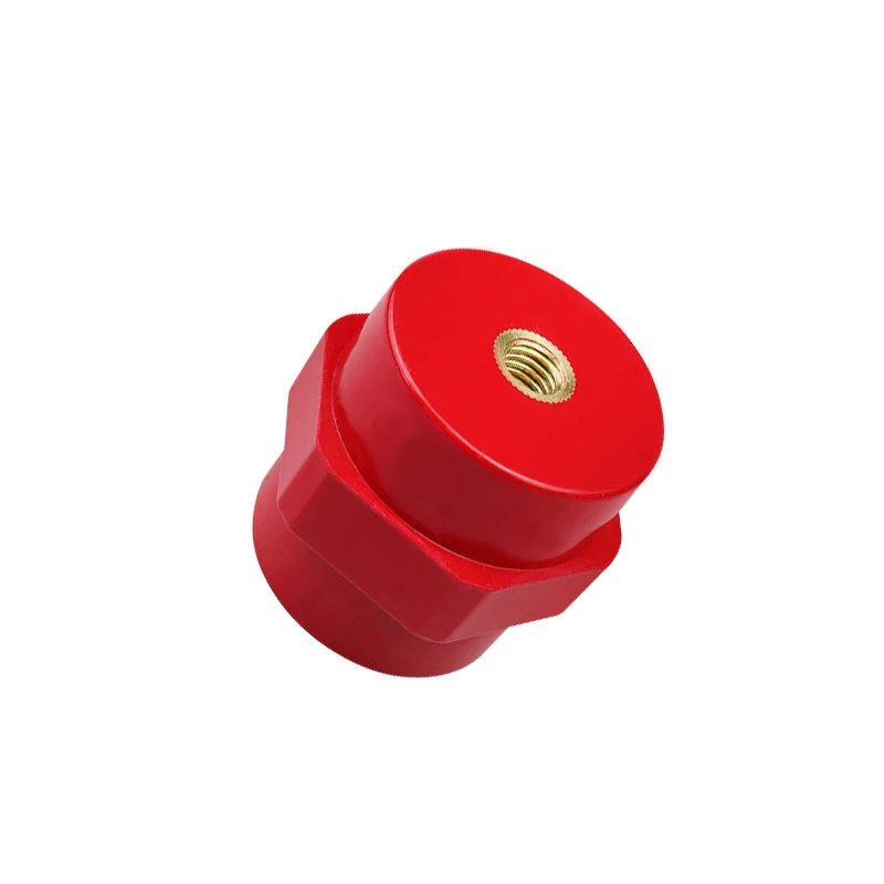 KELUOYI own manufacturer of red bus support insulator SEP40*41 DMC hex low pressure belt bolts
