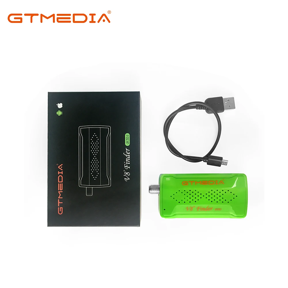 Цифровой ТВ спутниковый искатель GTMEDIA V8 искатель BT03 DVB S2 bluetooh анализатор спектра
