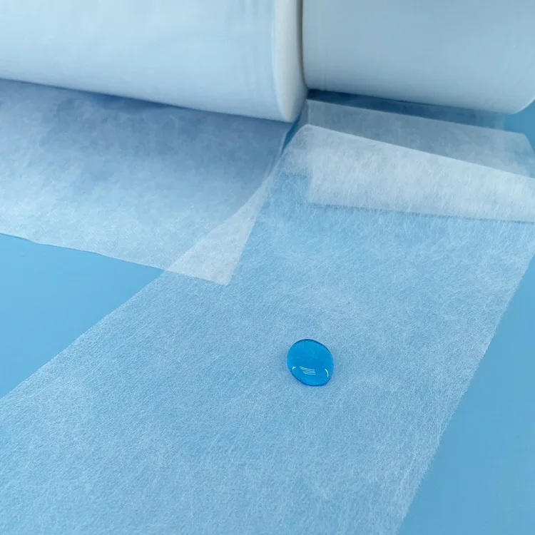 Strength Factory PP Spunbond Diaper Topsheet Soft  Non-woven fabric Roll  China Hygienic Products Supplier in China