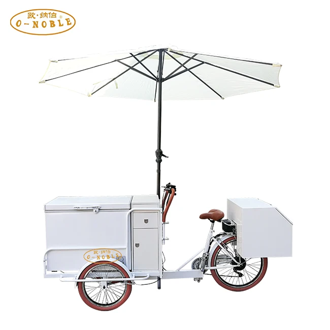 electric ice cream bike with freezer water tank bike