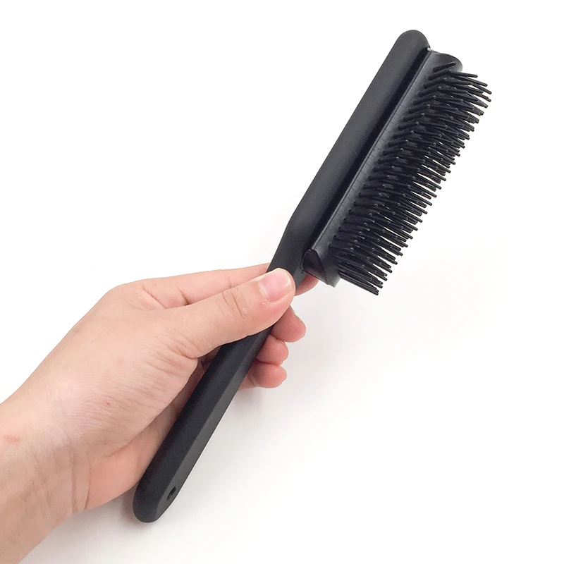 Extensions Biodegradable Massage Private Label  Denman Salon Equipment 9 Rows Detangling Anti-Static Hair Comb