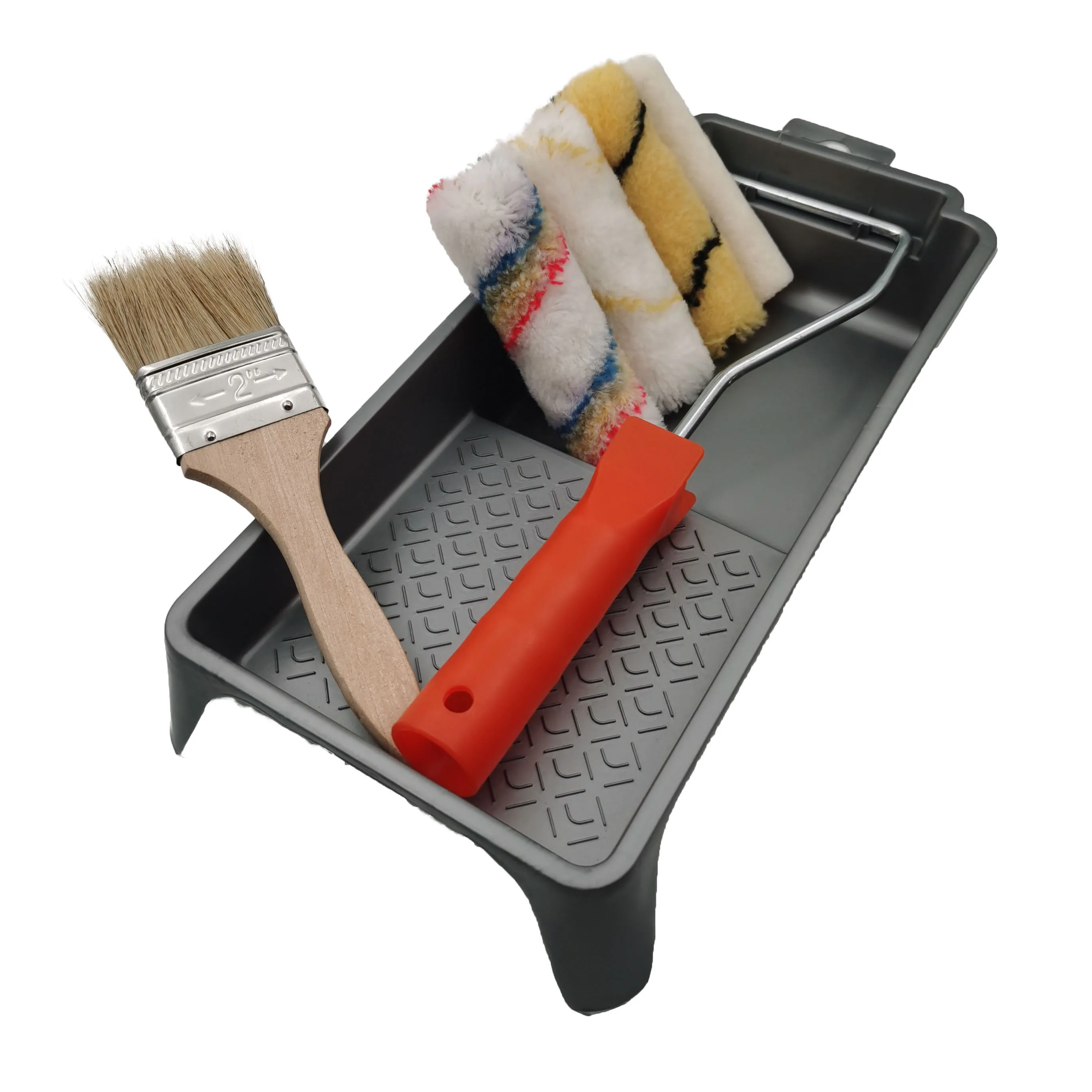 4 Inch Roller Brush Paint Tool Tiger Stripe Paint Roller Set