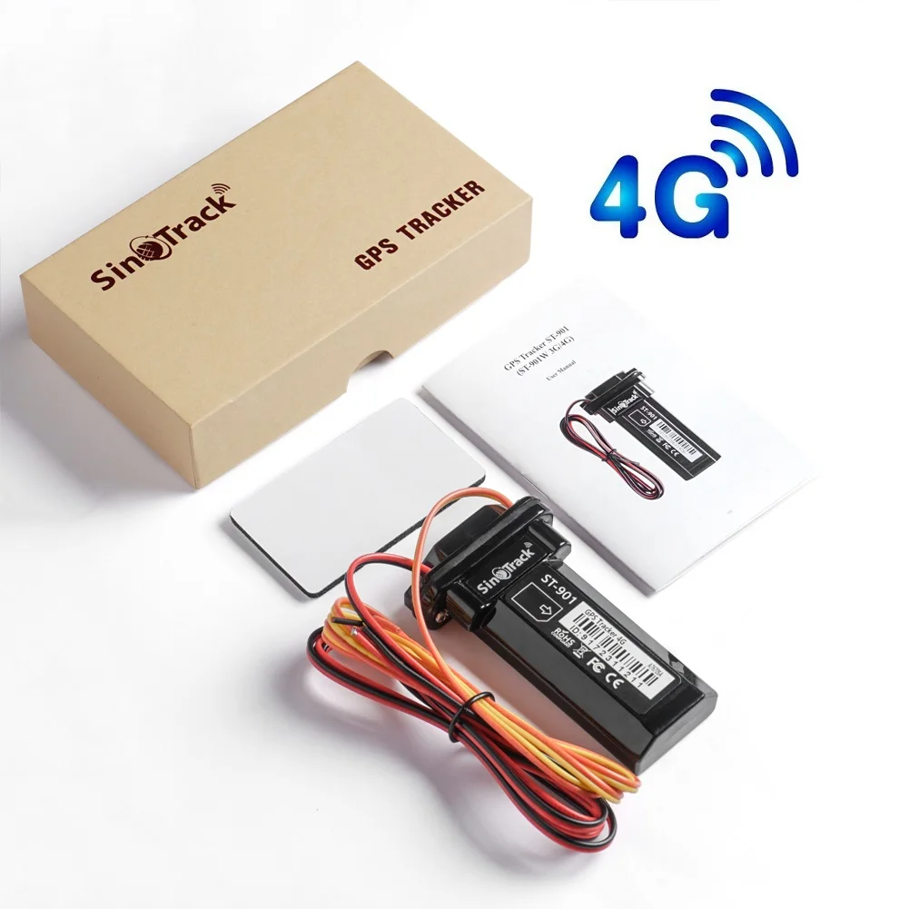 Technology China Wholesale SinoTrack ST 901 Acc Detection 4G GSM GPS Tracker For Motorcycle GPS Tracking Car