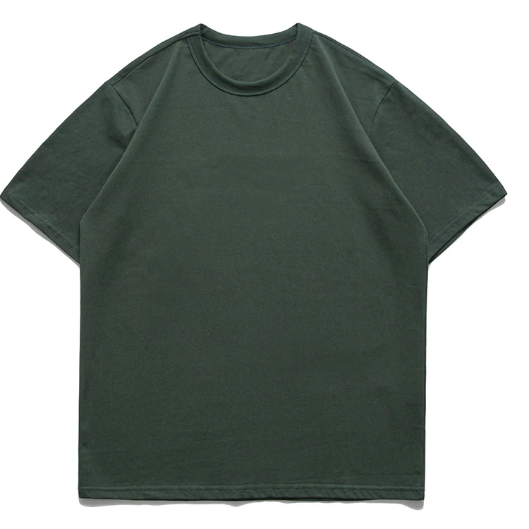 
Custom Printed Men Oversized Heavyweight Cotton Cheap Half Sleeve T Shirt 