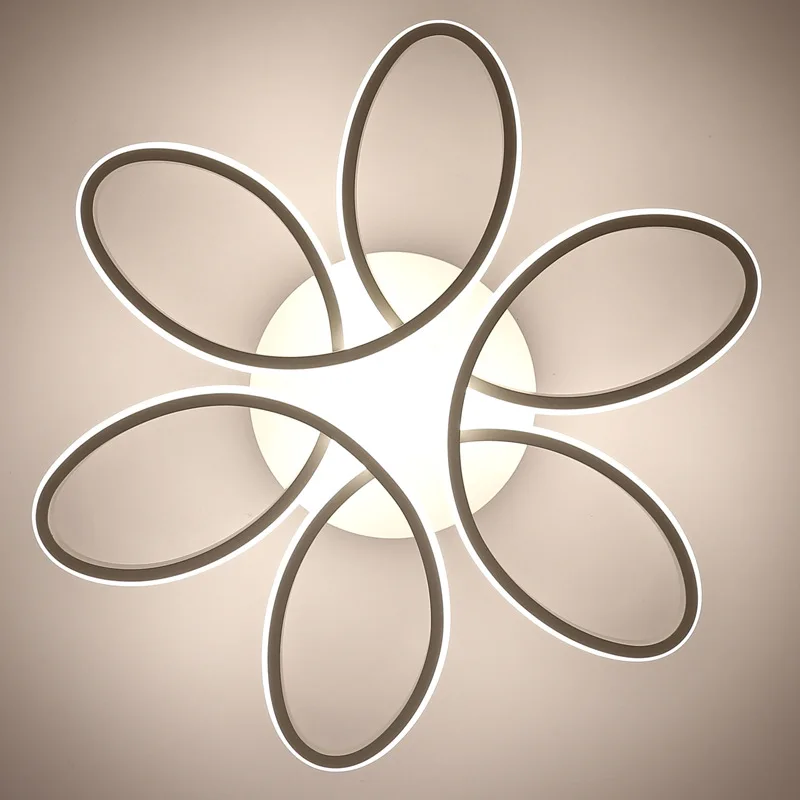 Living Room LED Ceiling Light Modern Dia74cm Flower LED Ceiling Lamp