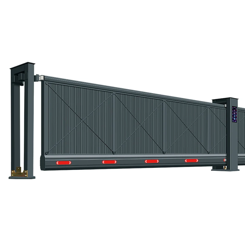 SWS Modern Cantilever Sliding Gate for Outdoor Entrance & Driveway Security Automatic Industrial Main Sliding Gate