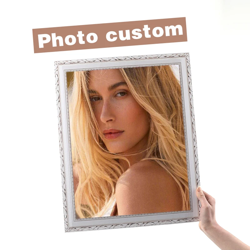 New Design 5d Diamond Painting Kit Photo Custom Photo Frame Texture Diamond Embroidery With Inner Frame Home Art Wall Decor