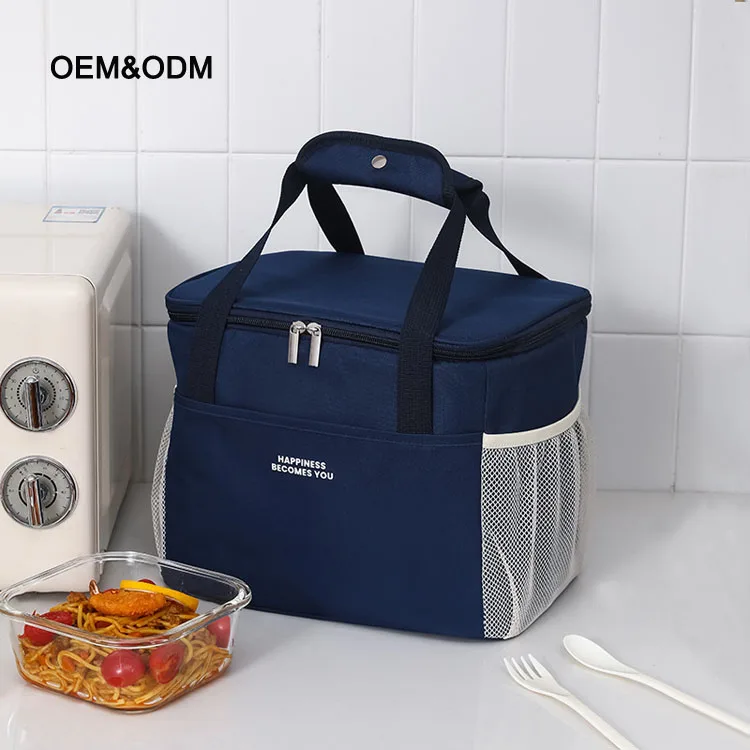 Oxford Cloth Picnic Bag Waterproof Thermal Insulation Portable Lunch Cooler Bag Takeaway Delivery Bag