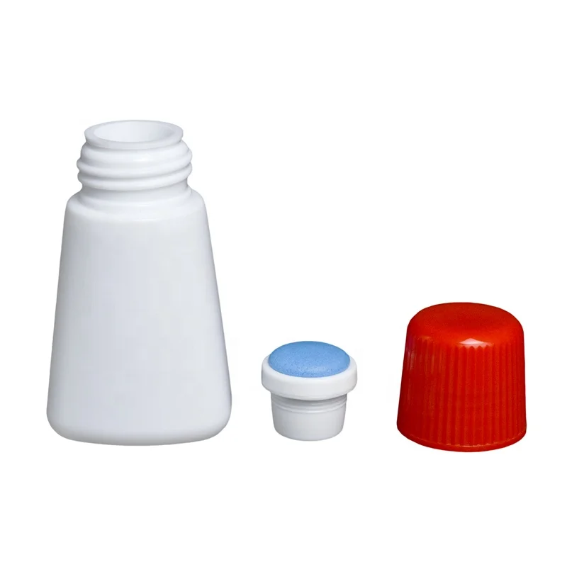 new sponge bottle, 50ml empty jar with sponge, plastic bottles with sponge applicator