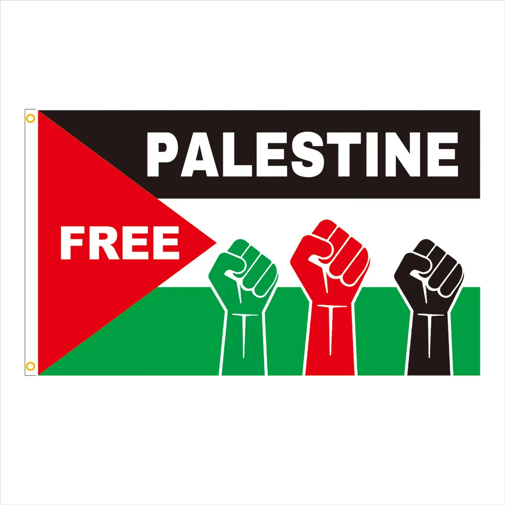 Wholesale 90x150cm Country Flag Red Black Green Flag Palestine Flag