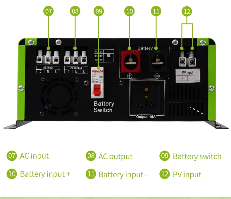 solar inverter hybrid 7kw 6kw 5kw solar energy storage system 220v ac inverter solar power inverters