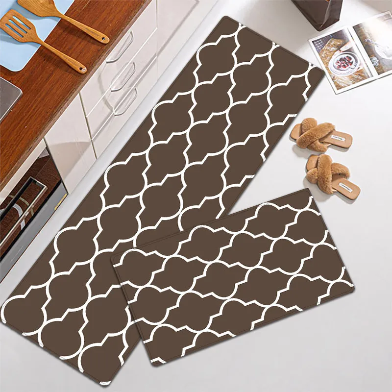 Kitchen Mat Kitchen Carpet Factory Direct Sales Custom Printed Design Soft Pvc Waterproof Anti-fatigue Floor Mat