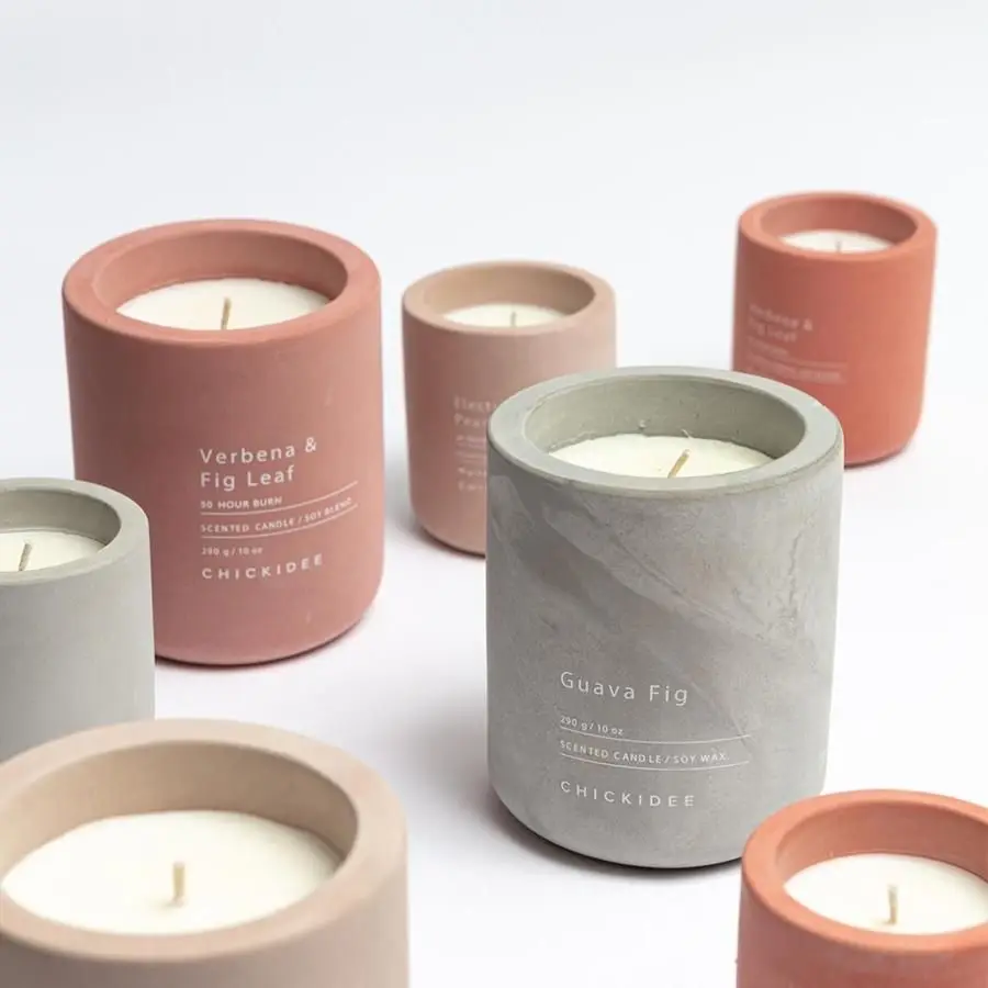 Custom 8oz 10oz 12oz 14oz 16oz Scented Candles Luxury Matte Glass Candle Jar with lids