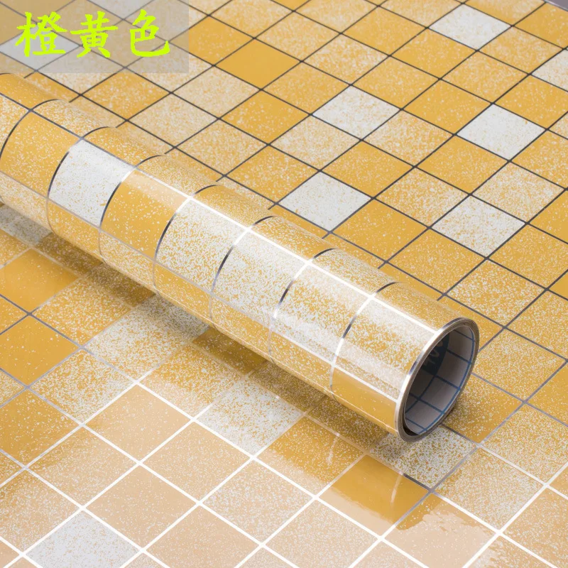 60cm Wide High Temperature Resistant Aluminum Foil Self-Adhesive Kitchen Grease Sticker Waterproof Smoke Resistant Wall Cleaner