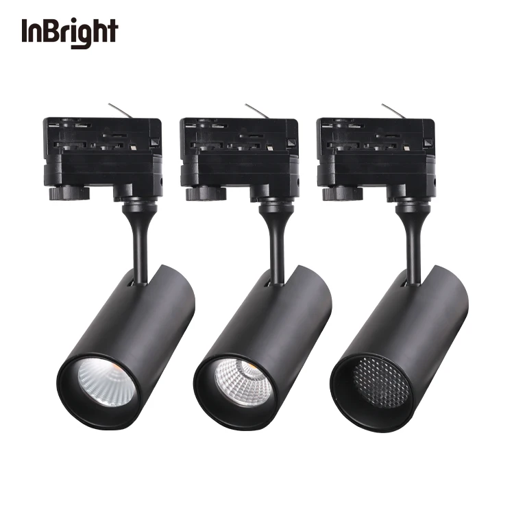 Adjustable Beam Angle Indoor LED track light for project 14W 20W 26W 32W CCT changeable COB Led track Spotlight