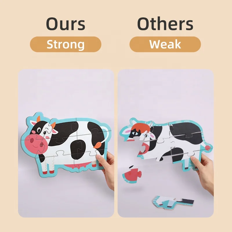 Top quality custom children jigsaw puzzle games for kids customized jigsaw puzzles