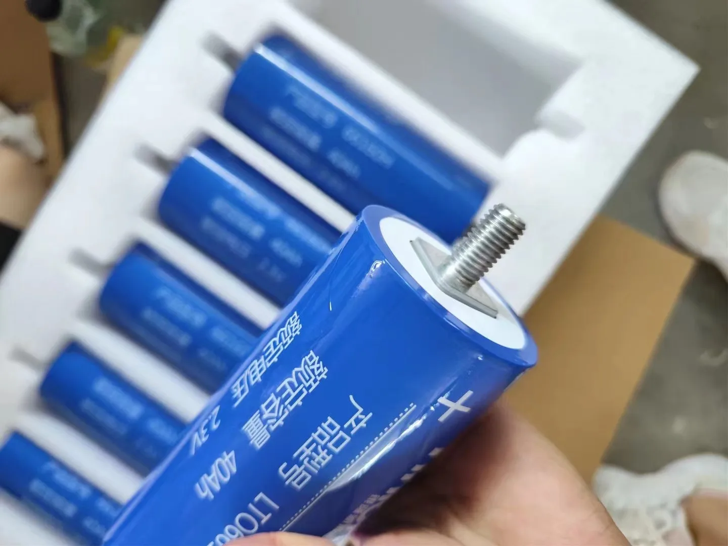 Original LTO 30Ah 40Ah 66160 2.3V with Screws 2.4V Wide Temperature Range Lithium Titanium Oxide Battery Cell 30Ah 35Ah 40Ahcell