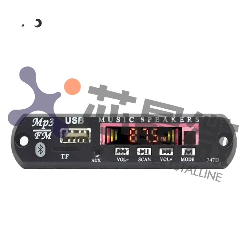 Factory cheap price  MP3 FM Radio module USB Cable E-Book Reading Voice recorder car mp3 kit suit set player pcba