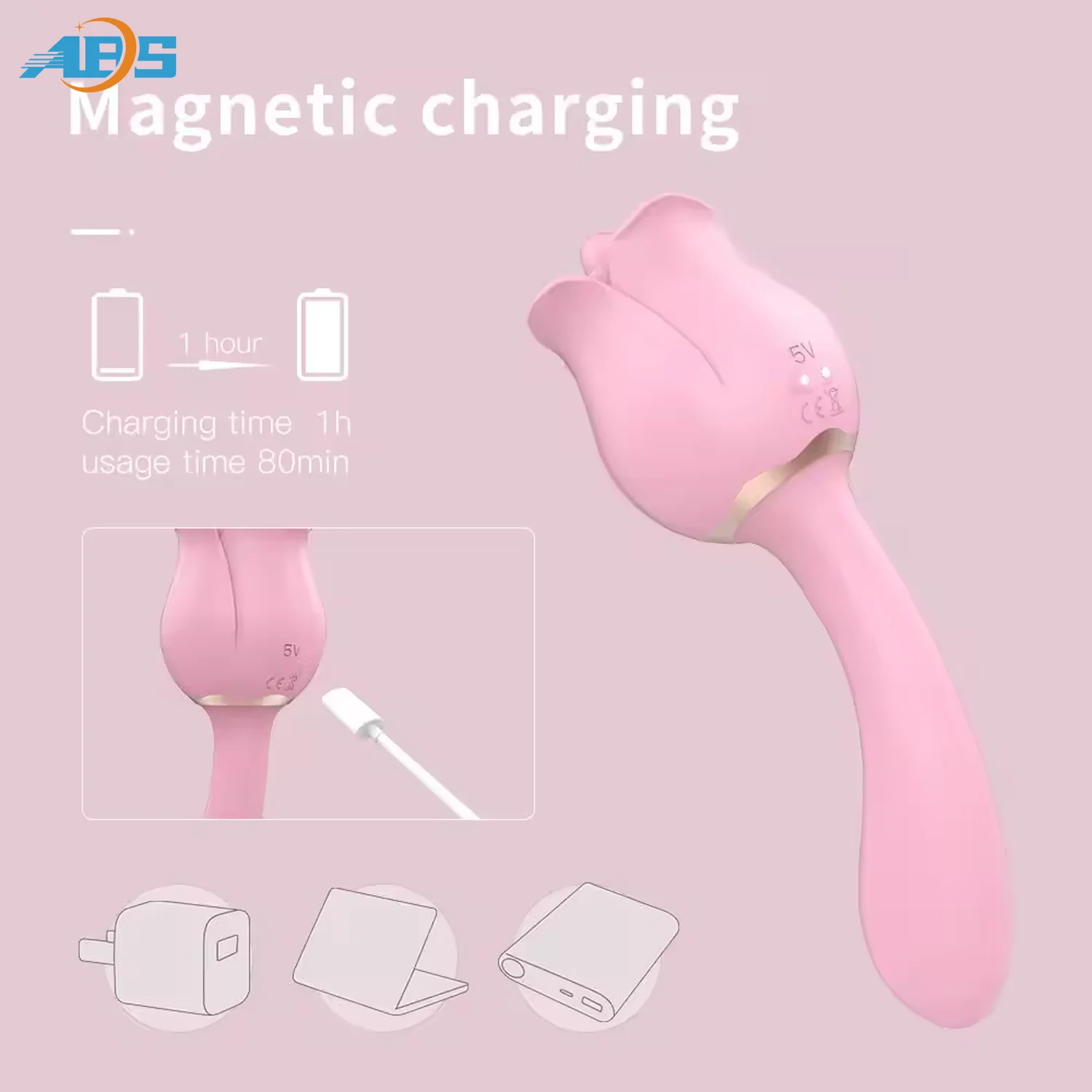 Popular Wireless Remote Control Sucking Tongue Thrusting Clitoris Massage Sex Toys Rose Vibrator For Woman