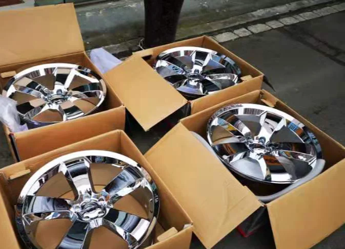 Custom shinny electroplated 5 spokes forged wheels for Chrysler 300C Mustang Viper Buick Toyota Lexus Lincoln Audi Mercedes S