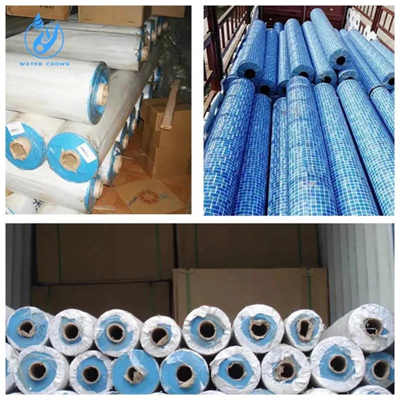 Hot Sale PVC Film Swimming Pool Liners Anti-ultraviolet Waterproof Mosaic Custom Logo Vinyl Pool Liners