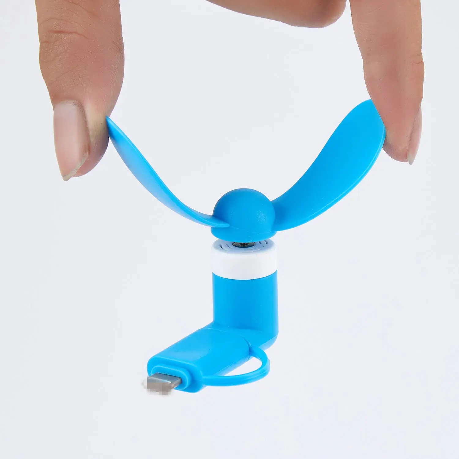 Mini Cell Phone Fan - Colorful and Powerful 2-in-1 Fan Compatible for Smart Phone, Cooling Fan for Mobile Phone
