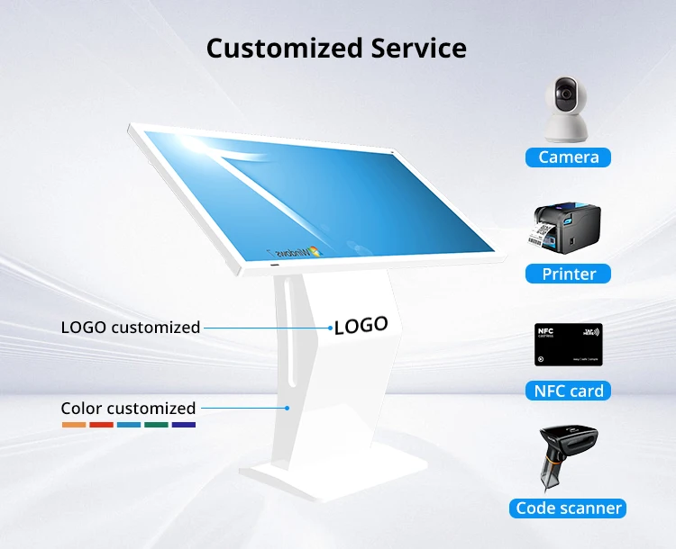 21.5 32 43 inch horizontal advertising kiosk android advertisement kiosk digital signage