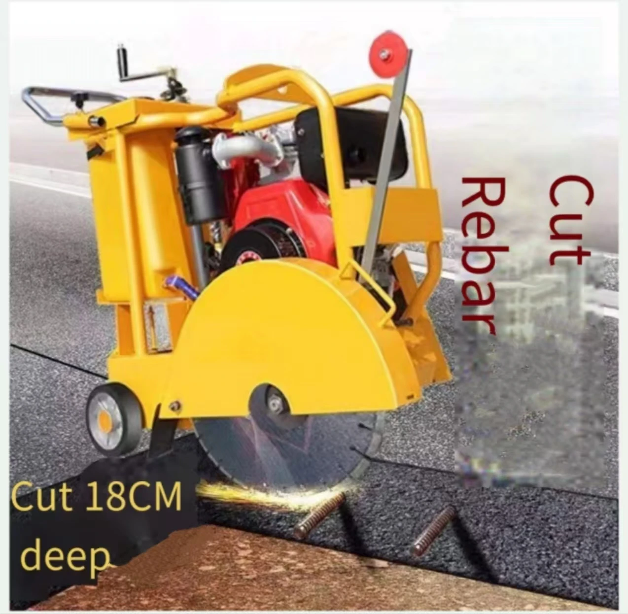 Wholesale Supply Reinforced Cutting Machine Asphalt Cut Saw Diesel Gasoline Electric Concrete Cutter