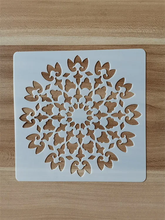 DIY пользовательские живописные трафареты для домашних животных Рождественские