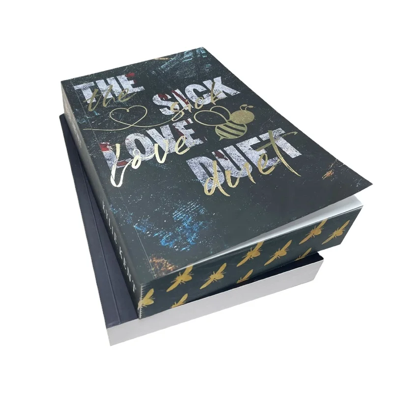 Manufacturer Custom Foil Printing A5 Paperback Book Spray Edge Novel Books Booklet Carton Offset Duplex Board Newsprint
