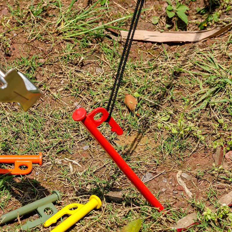 30cm Multi Color Length bold Multifunction Portable Durable Canopy Ground Nail Steel Outdoor Camping Tent Peg