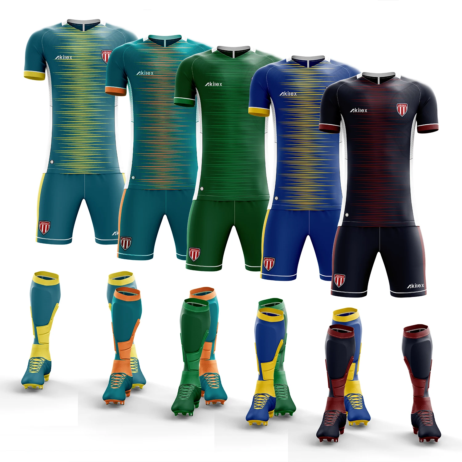 Football Jersey Custom Logo Jersey Football Shirt Sets Sportswear Soccer Customized For Men Soccer Game Jersey Soccer Custom