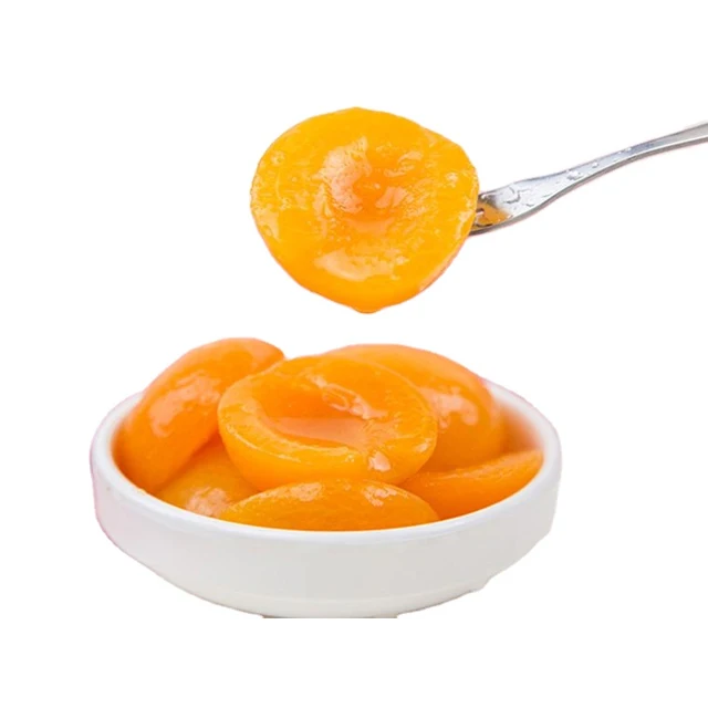 Canned Fresh Apricots fruits In Light Syrup