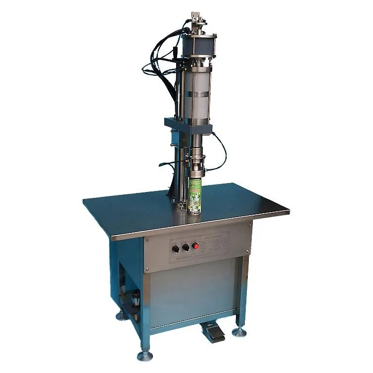 Small Automatic Body Spray/Hair Spray Bag On Valves / Aerosol Filling Machine