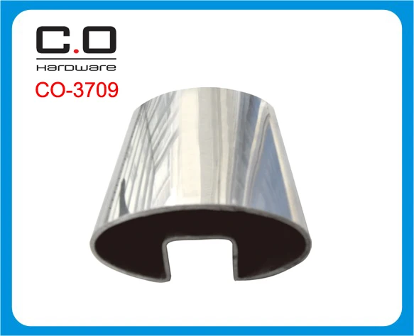 Hot sales stainless slot pipe railing balustrade  top support