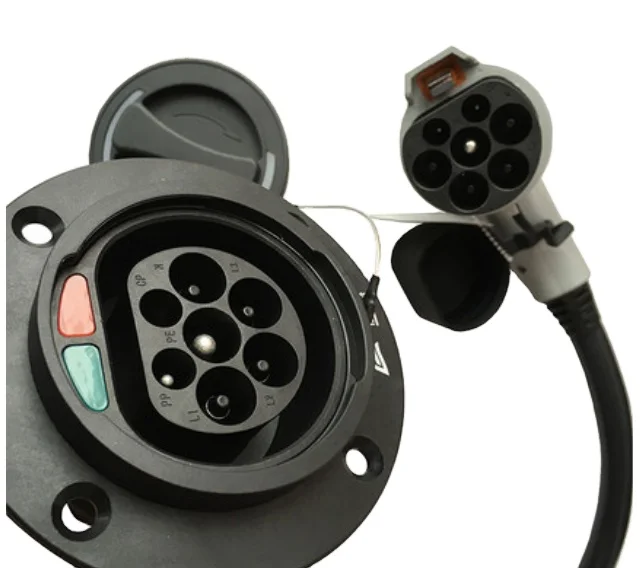 Duosida 32A Тип 2 Вход к GB кабель адаптера переменного тока для китайского автомобиля