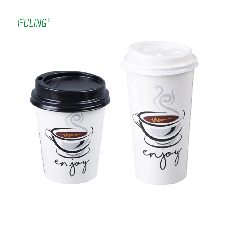 2000 Workers Professional Factory Maker Disposable Take Away Coffee Cups Eco Cheap Paper 4 Oz - 16 Oz or Custom Dimension CN;ZHE