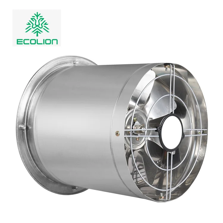 Factory Electric Round Industrial Wall Mount Extractor Axial Flow Blower Ventilation Exhaust Fan